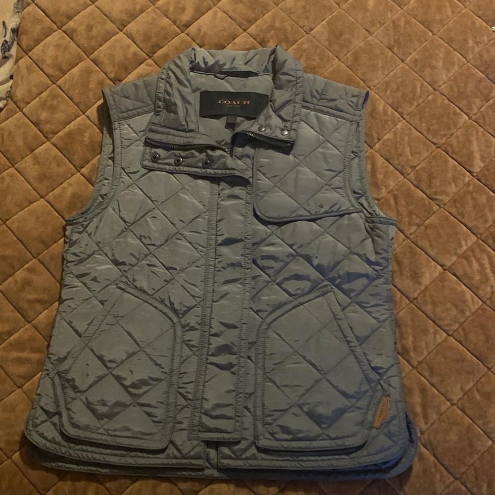 Coach Quilted Vest - small